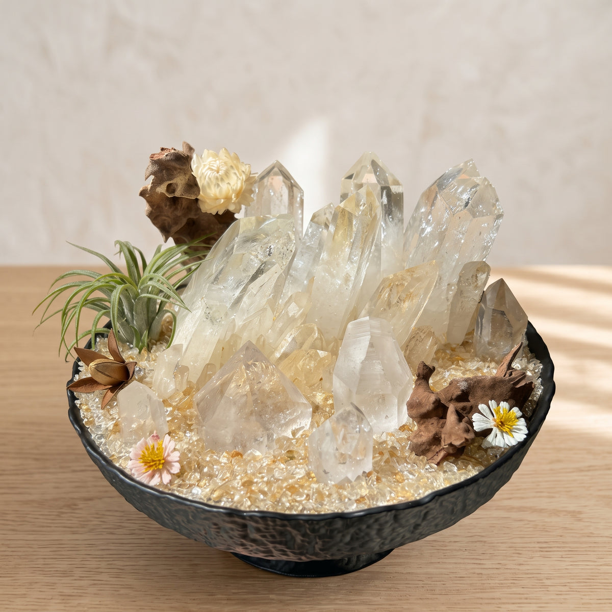 Sunlit Forest Crystal Garden