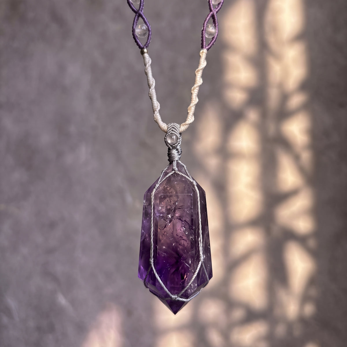 Soft Pink Crystal Necklace