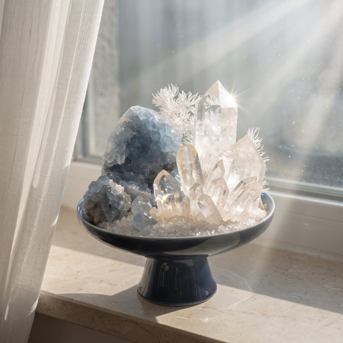 Celestial Tide Crystal Garden